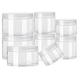 Travel Storage 30ml/50ml/60ml/80ml/100ml/120ml/150ml PET <b>Plastic</b> Empty Transparent Cosmetic <b>Jars</b> Pump Skin Care Serum Shampoo - Product Image 3