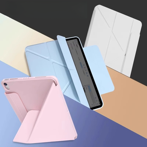 Vente en gros Fashion Anti-chute 10.2 pouces pour <span class=keywords><strong>iPad</strong></span> 9e génération <span class=keywords><strong>Coque</strong></span> de protection pour tablette avec fente pour stylo Y-Fold 11 Étui de protection - Product Image 5