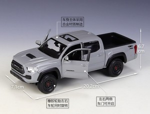 <span class=keywords><strong>รถ</strong></span>ของเล่<span class=keywords><strong>น</strong></span>จำลองโลหะผสม Tacoma TRD Pro คุณภาพสูง สเกล 1:27 ของเล่<span class=keywords><strong>น</strong></span>รถโลหะหล่อขึ้นรูปสำหรับเด็กและผู้ใหญ่สะสม - Product Image 5