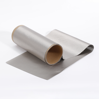 TK-LX-095D Matelas tissé léger et enduit en fibre d'argent de haute qualité pour blindage EMI et blocage de signal RFID pour téléphones portables