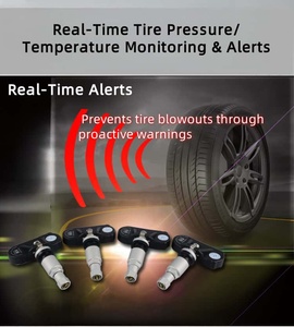 Hidden năng lượng mặt trời <span class=keywords><strong>TPMS</strong></span> không dây Tire Pressure Monitor với nội bộ cảm biến bên ngoài cho xe ô tô xe tải - Product Image 5