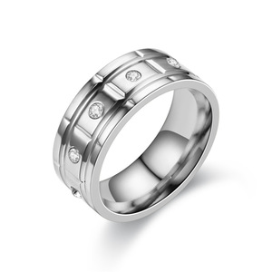 <span class=keywords><strong>Jane</strong></span> <span class=keywords><strong>Eyre</strong></span> 2021 nuevos anillos de boda de compromiso joyería diamante titanio Acero inoxidable pareja anillo - Product Image 6