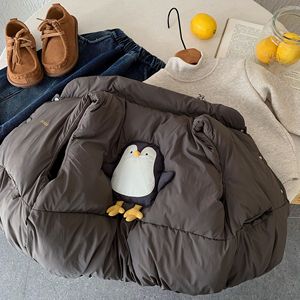 <span class=keywords><strong>Gilet</strong></span> imprimé teint en pièce pour enfants, style coréen, nouveau, pour garçons et filles, motif pingouin mignon, col montant, tendance, passe-partout - Product Image 3