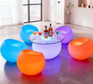 Coolqing Chaise LED <span class=keywords><strong>Apple</strong></span> Étanche pour Décoration Extérieure, 16 Couleurs RVB, Idéale pour Jardin, Patio, Bar, Mariage, Mobilier d'extérieur - Product Image 4