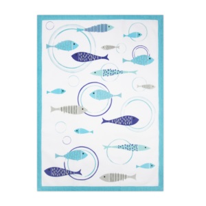 EXCELSA Asciugamano da Cucina in Cotone North Sea 50x70 Cm, Rettangolare Stampato, Lavabile in Lavatrice, Motivo Animalier, Modello 65925 - Product Image 5