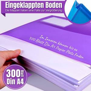 Hot Sale 3D <b>A4</b> Expandable <b>File</b> Folder Binder PP Document Pouch Office & School <b>File</b> Bag With Zippered and Labeled Bag - Product Image 4