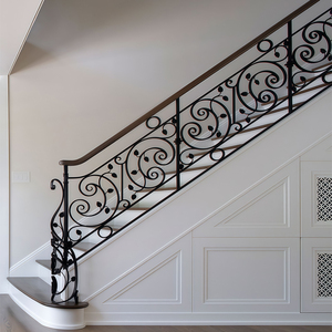 <span class=keywords><strong>Ringhiere</strong></span> Decorative in Ferro Battuto per Scale Interne e Portico, Design Minimalista, Resistenti alla Ruggine, Origine Guangdong, Garanzia 5+ Anni - Product Image 5