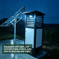 Lampe de surveillance des parasites agricoles solaire IoT YONGAGRI, piège d'observation des insectes PLC avec caméra HD et positionnement GNSS multimode