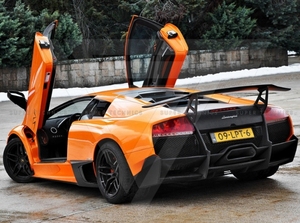 Kit de carrosserie en fibre de carbone <span class=keywords><strong>Sv</strong></span> Style Half pour Lambo Murcielago Lp640 2004-2010 - Product Image 4