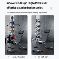 BunnyHi JSY004 Banc de musculation multifonctionnel pour sit-ups et press d'abdominaux, équipement de fitness à usage domestique