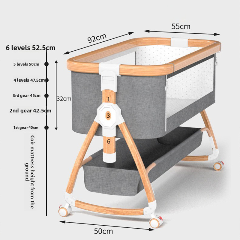 ORANGLES Newborn Baby Swing Bassinet – Multifunction Adjustable Baby Chair, Crib & Child Bed for Infants - angled perspective - Image 4 of 4 | excellent for daily use | New York | Free Shipping ORANGLES