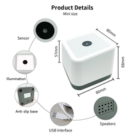 JINGXIN Plug-and-Charge Mobiler Zahlungscode-Leser mit Sprachansage und Dreifarbiger LED-Barcode-Scanner