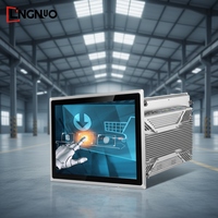 Computadora Industrial Serie LPC-FR150-W de 15 Pulgadas, Procesador Intel Core de 6.ª/7.ª/11.ª/12.ª/13.ª Generación, Panel Plano Integrado, Montaje VESA, IP65