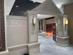 Trụ Cột Kiểu La Mã Bằng Đá Cẩm Thạch Trắng Trang Trí Ngoài Trời Cột Đá Dreek - Product Image 4