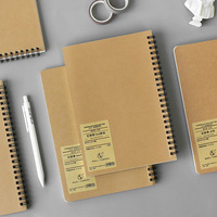 Cuaderno de Espiral con Cubierta de Cuero Vacuno Negro Simple, Bloc de Notas B5 A5, Cuaderno de Dibujo, Personalizable con Logotipo