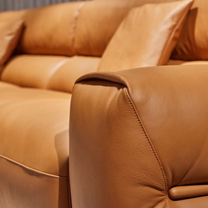 High-End Luxury Italian Chesterfield Sofa Set Genuine <strong>Leather</strong> Modular for Living Room Hotel or Apartment Furniture - Product Image 6