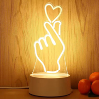 Lampe Illusion 3d Led Custom Room Décorative Enfants Usb Acrylique 3d Led Veilleuse Lampe de Table 3d Veilleuse pour Enfants Cadeau