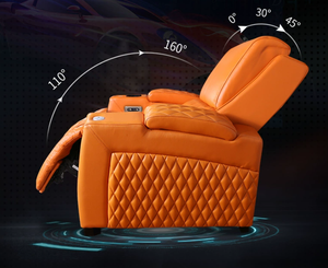 Dubai Theater Cinema Electric 2 Seat Lift Up Chair mobili reclinabili in pelle Home Theater Movie 3 posti divano reclinabile - Product Image 2