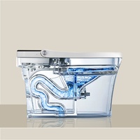 Pas de pression d'eau requise, ouverture/fermeture automatiques, siège chauffé, lavage et séchage instantanés à l'eau chaude, toilette bidet moderne