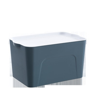Boîte de rangement rectangulaire multifonctionnelle moderne en plastique PP Jian Na Macaron Color 200 ml, durable, à un seul niveau, pour le salon