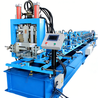 Machine de formage de poutrelles interchangeables CZ à commande PLC, réglage de la taille, machine de fabrication de profilés en Z, machine de formage de poutrelles GI