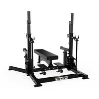 Ydyfit NM0012 Máquina Multifunción Comercial Unisex para Sentadillas, Flexiones y Crossover con Cable, Tipo Smith