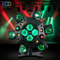 Mini Cabeza Móvil de 150W con Efecto Estroboscópico LED RGBW para DJ, DMX512, Iluminación para Discotecas, Clubes Nocturnos, Escenarios, Fiestas de Cumpleaños