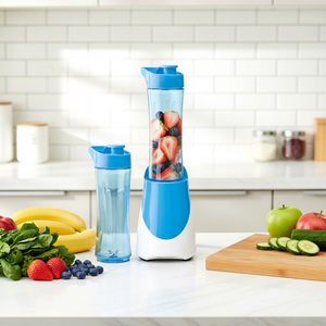 Frullatore da Tavolo Elettrico con Contenitore in Plastica, Funzione Tritaghiaccio, Ecologico, Tazza da Viaggio 500ml, Processore per Alimenti per Bambini - Product Image 2