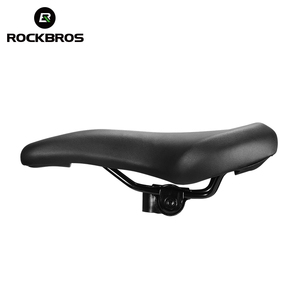 ROCKBROS 柔软舒适的自行车座椅马鞍防震加厚加宽自行车配件 MTB 自行车公路自行车马鞍皮革 - Product Image 2