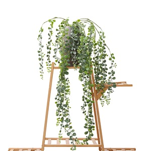 Plante artificielle d'eucalyptus CallaFloral, branche unique verte, décoration intérieure, moulage par injection plastique PL25235 - Product Image 5