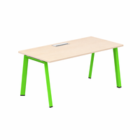 Bureau de direction moderne en bois réglable avec revêtement en poudre époxy durable, table de bureau pour directeur ou superviseur avec tiroir à dossiers