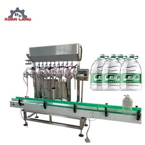 8 nozzles small bottle liquid soda / beverage / perfume bottled water filling machine