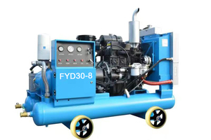 185 CFM 7bar/8bar nhà máy bôi trơn loại vít với động cơ 185 Máy nén khí DIESEL di động nhỏ bán chạy nhất 5.2 m3/phút - Product Image 2