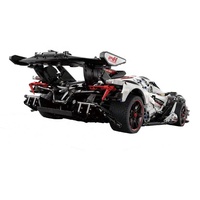 CaDACaDA-supercoche de carreras teledirigido de gran potencia, 4449 piezas, 2,4G, modelo de bloques de construcción, 1:8