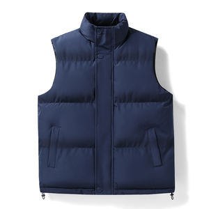 Gilet d'hiver tendance en polyester et coton matelassé, inspiré du sport, avec impression de logo personnalisé, pour la randonnée en plein air - Product Image 1