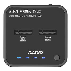 2 отсека инструмент Бесплатная мини USB 3,2 Gen2x2 NVMe / 12 + 16 PIN AHCI M.2 SSD док-станция Дубликатор duplo и 20 Гбит/с Твердотельный накопитель док-станция - Product Image 5