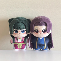 2 modèles de haute qualité, personnalisés, en peluche douce de 10 cm, accessoires de porte-clés, jouets en peluche en gros, poupées en peluche, poupées en coton