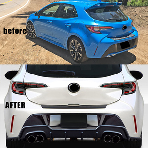 Kit carrosserie pour Toyota <span class=keywords><strong>Corolla</strong></span> <span class=keywords><strong>Hatchback</strong></span> E210 2019-2022 Lèvre arrière <span class=keywords><strong>2021</strong></span> <span class=keywords><strong>Corolla</strong></span> Pare-chocs arrière Splitter Matière plastique - Product Image 3
