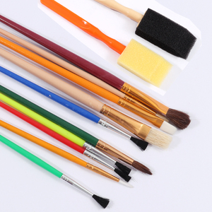 Ensemble professionnel de 22 pinceaux à poils de cheval avec manche en nylon pour la <span class=keywords><strong>peinture</strong></span> à l'huile, <span class=keywords><strong>peinture</strong></span> acrylique, <span class=keywords><strong>aquarelle</strong></span>, gouache, fournitures artistiques - Product Image 4