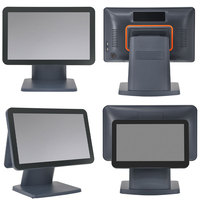 Терминал POS JSJ66 с сенсорным экраном 15,6 дюйма, Intel I3, 4 ГБ DDR3, 128 ГБ SSD, Windows/Android, Bluetooth 5.2, Wi-Fi 6