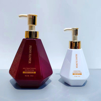 Bouteilles de lavage des mains en plastique vides de forme unique en gros, 300 ml et 500 ml, pour shampooing et revitalisant, flacon pompe vide pour lotion