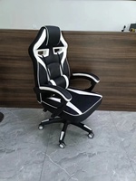2025 nouveaux meubles de salle de jeu chaise de jeu en tissu lombaire réglable