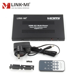 Commutateur multiviewer <span class=keywords><strong>HDMI</strong></span> 4K 4x1, <span class=keywords><strong>4</strong></span> <span class=keywords><strong>entrées</strong></span> <span class=keywords><strong>1</strong></span> <span class=keywords><strong>sortie</strong></span>, commutation transparente avec contrôle IR et panneau, prise en charge de la commutation audio - Product Image 5