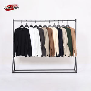 T-shirt vintage délavé à manches longues pour homme, en coton 305g, tricoté, coupe oversize, avec motif graphique personnalisé et effet délavé à l'acide - Product Image 2