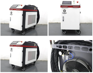 Équipement <span class=keywords><strong>de</strong></span> <span class=keywords><strong>nettoyage</strong></span> au laser à fibre <span class=keywords><strong>industriel</strong></span> portable <span class=keywords><strong>de</strong></span> 2000 W pour le <span class=keywords><strong>nettoyage</strong></span> <span class=keywords><strong>de</strong></span> surfaces métalliques sans contact - Product Image 5