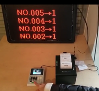 Système de gestion de file d'attente qms électronique sans fil RF 433.92mhz arabe