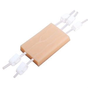 Silicone con người mô phỏng da tiêm thực hành pad cho y tá <span class=keywords><strong>IV</strong></span> tiêm đào tạo Pad mô hình thực hành y tế khâu miếng đệm - Product Image 5