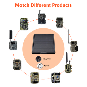 Kits de panneaux solaires à batterie 25000mAh 18650 pour piste de chasse et caméra de sécurité 4G pour les aventures en plein air - Product Image 4
