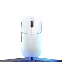 Souris sans fil ergonomique ATTACK SHARK X8PRO à 6 boutons, légère, PAW3395, pour jeux, tri-mode, pour 8K