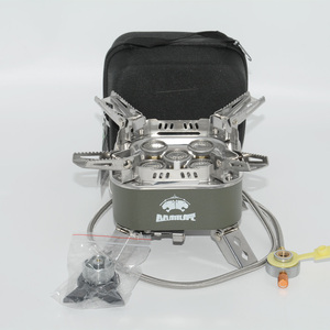 Réchaud de camping pliable coupe-vent à <span class=keywords><strong>gaz</strong></span> butane portable pour la randonnée - Vente en gros usine - Product Image 1